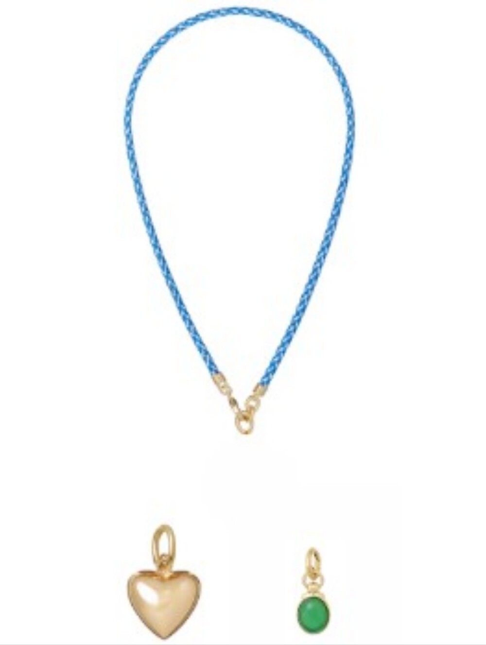 Roxanne Assoulin The Happy Cord Double Charm Necklace